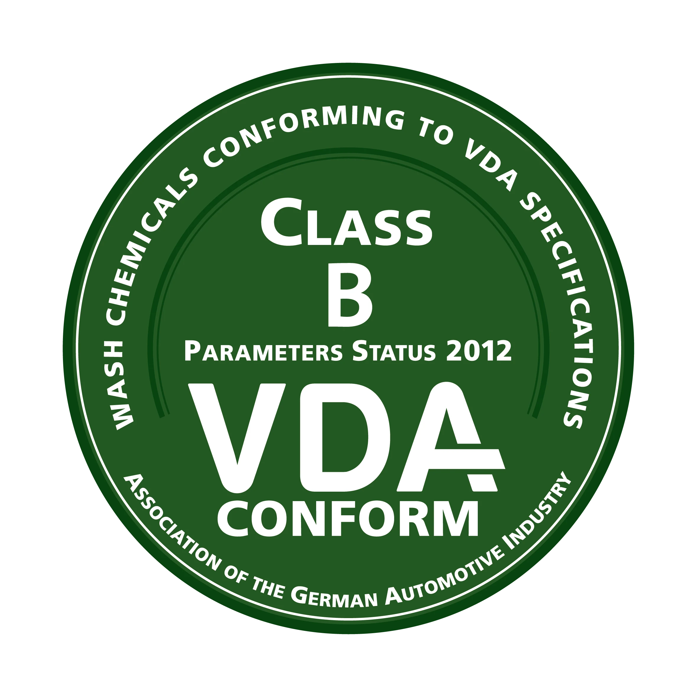 Bezpečnost na površích — VDA Conform Class B